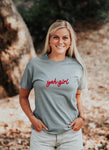 Yah Girl Womens Blue Tee