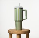 Stripes & Sips Sip-and-Go Tumbler