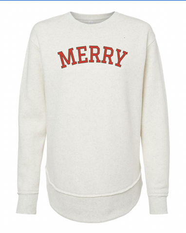 Merry Holiday Long Pullover