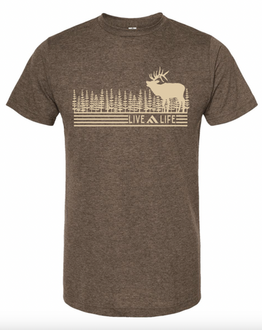 Wapiti Brown Mens Tee